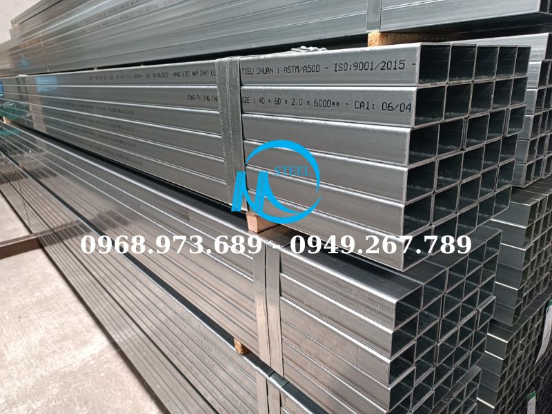 thép hộp vuông mạ kẽm