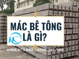 Mác bê tông là gì?