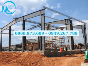 Khung thép nhà tiền chế