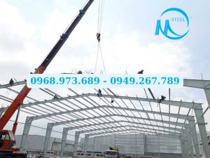 Khung thép nhà công nghiệp